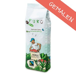 Puro Fairtrade Kaffee gemahlen NOBLE 4 x 250 g  