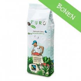 Puro Fairtrade koffie BONEN CAFEÏNEVRIJ 4 x 250 gr.